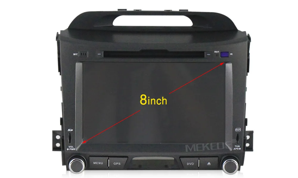 Clearance Quad core Android8.1 car multimedia player for kia sportage 2011-2015 support dvd player gps navigator Bluetooth radio 3G wifi 2