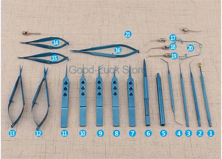 Nuovo-21-PZ-Lega-di-Titanio-Oftalmico-Set-Occhio-Strumento-Occhio-Micro-Pinzette-Forbici-Porta-Aghi (2)