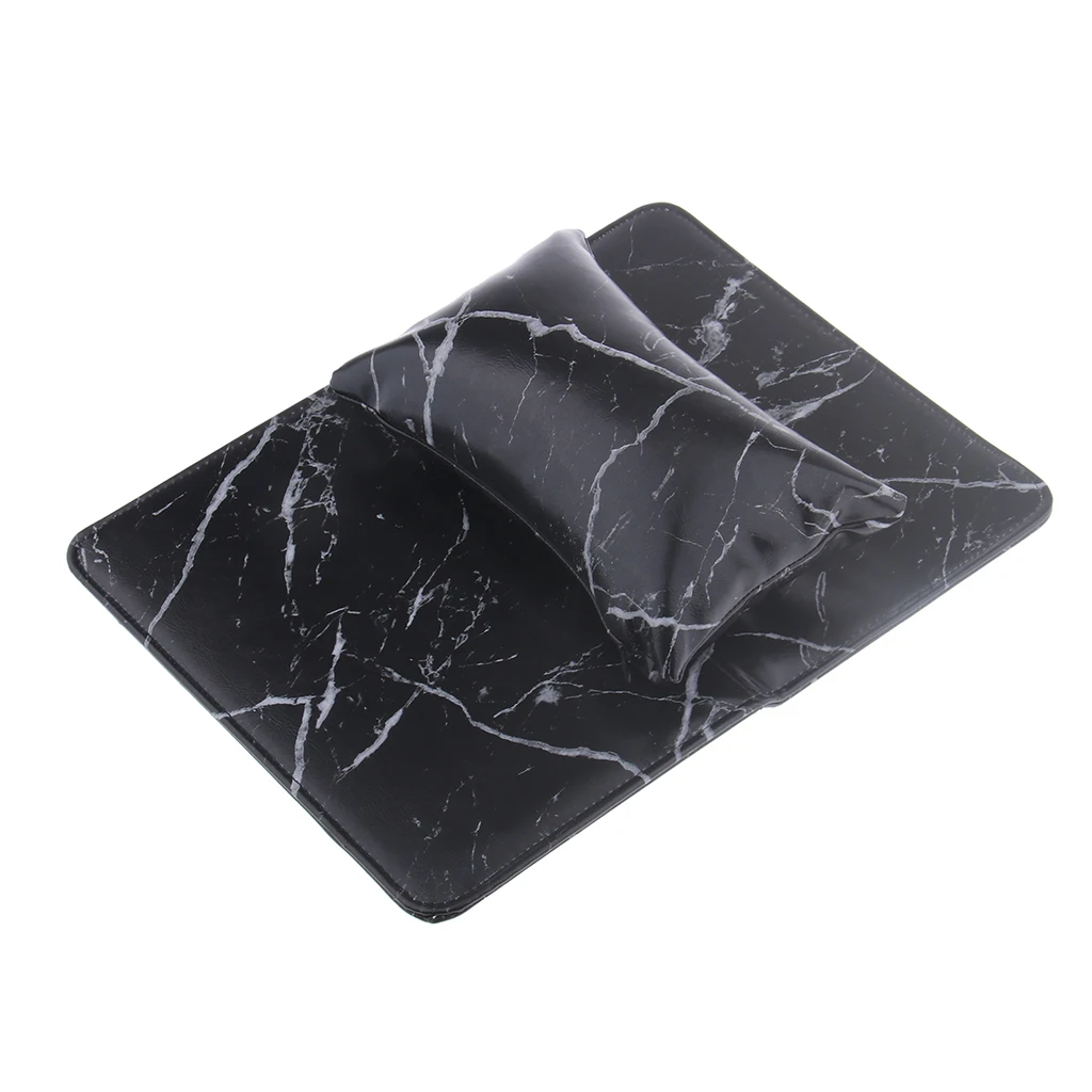 Salon Hand Arm Rest Cushion Detachable Washable PU Leather Nail Art Soft Sponge Pillow and Pads