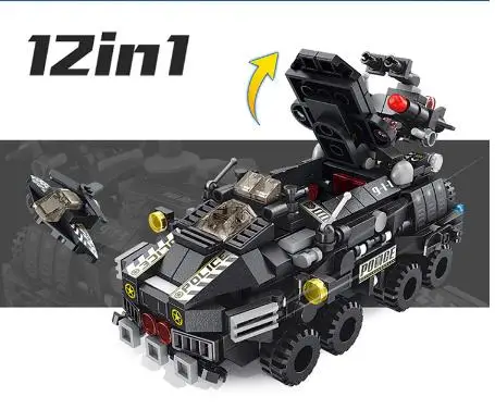 557pcs Chariot armored vehicle Building Blocks Brick Educational Toys Compatible Legoing Ghild Gift