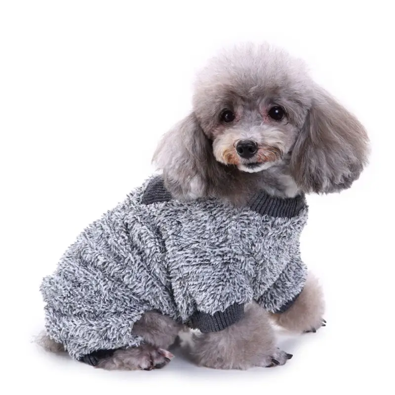 Собачья коготь печатная хлопчатобумажная одежда для домашних питомцев маленький комбинезон для собак, пижама куртка для животных с капюшоном для собак кошек супер мягкий теплый комбинезон для щенка