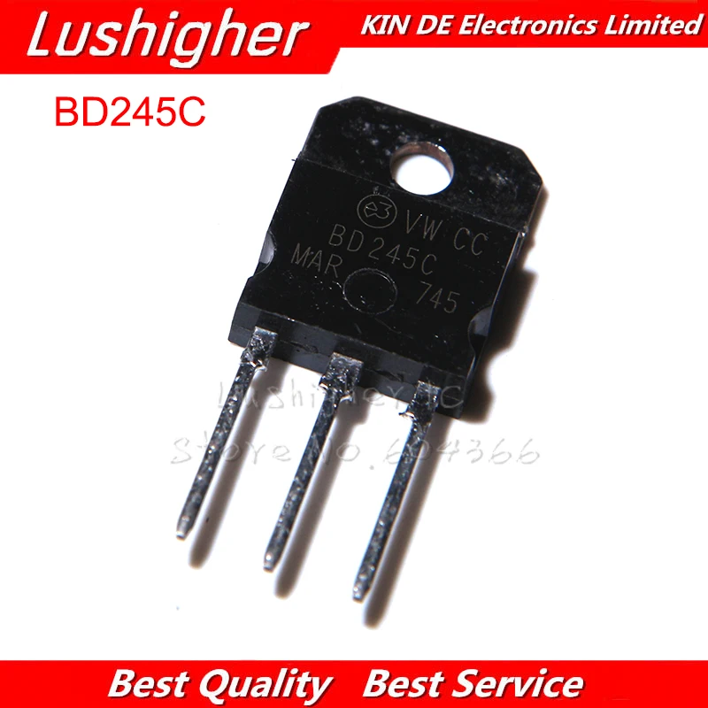 5 шт. BD245C TO-3P BD245 TO3P TO-247 новый оригинальный | Электронные компоненты и