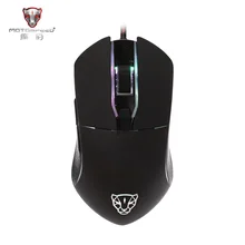 Motospeed V30 Gaming Mouse Professional Adjustable 3500DPI Resolution USB Wired Optical Mouse RGB LED Backlight for