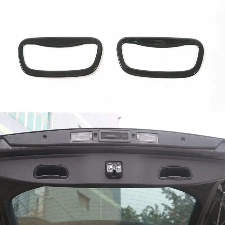 

For Jeep Cherokee 2014-16 Car Tail Rear Trunk Door Inner Handle Cover Trim Decorative Styling Ring Stickers 2Pcs/Set ABS