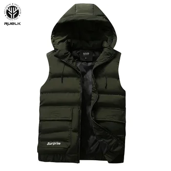 

Vest Men New Stylish 2019 Spring Autumn Warm Sleeveless Jacket Men Winter Waistcoat Men's Vest Casual Coats Mens Plus Size 4XL