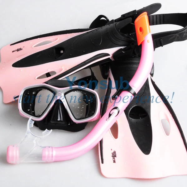 Kids Children Snorkeling Swimming snorkeling Mask Snorkel Fins Flippers