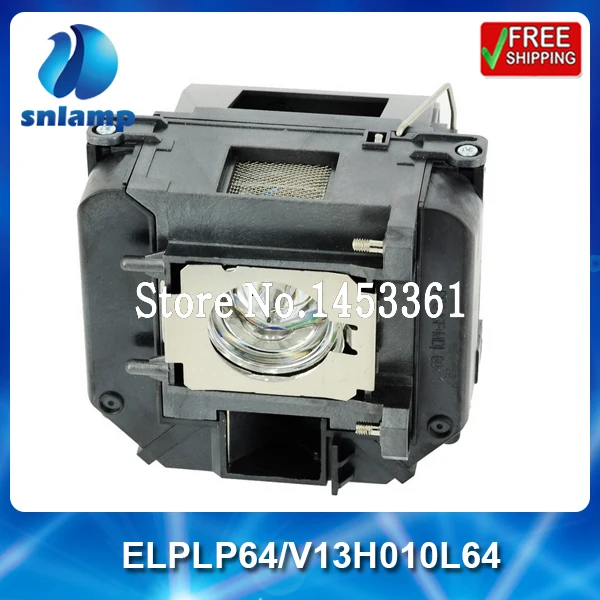 

Snlamp Compatible ELPLP64 / V13H010L64 with housing projector lamp for MovieMate 85HD EB-D6155W EB-D6250 EB-1880