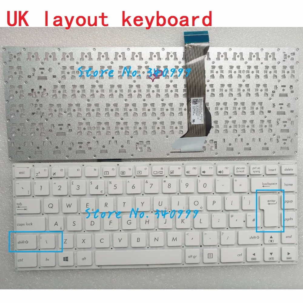 

New for Asus E402 E402M E402MA E402S E402SA No FRAME UK keyboard
