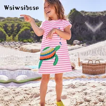Kids Summer Dress New Princess Short Sleeve Dress Children Cotton Costume Children Dresses for Girls цена Kids Summer Dress New Princess Short Sleeve Dress Children Cotton Costume Children Dresses for Girls цены онлайн