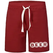 Американские мужские шорты пивные вечерние классические дышащие однотонные Z хлопок с карманами мода ropa