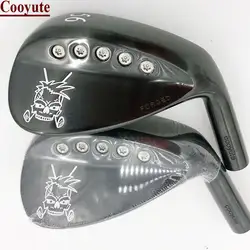 Новые клюшки для гольфа Cooyute кованые черепа черные клюшки для гольфа и 52.56.58 градусов клюшки для гольфа без ручка клюшки для гольфа