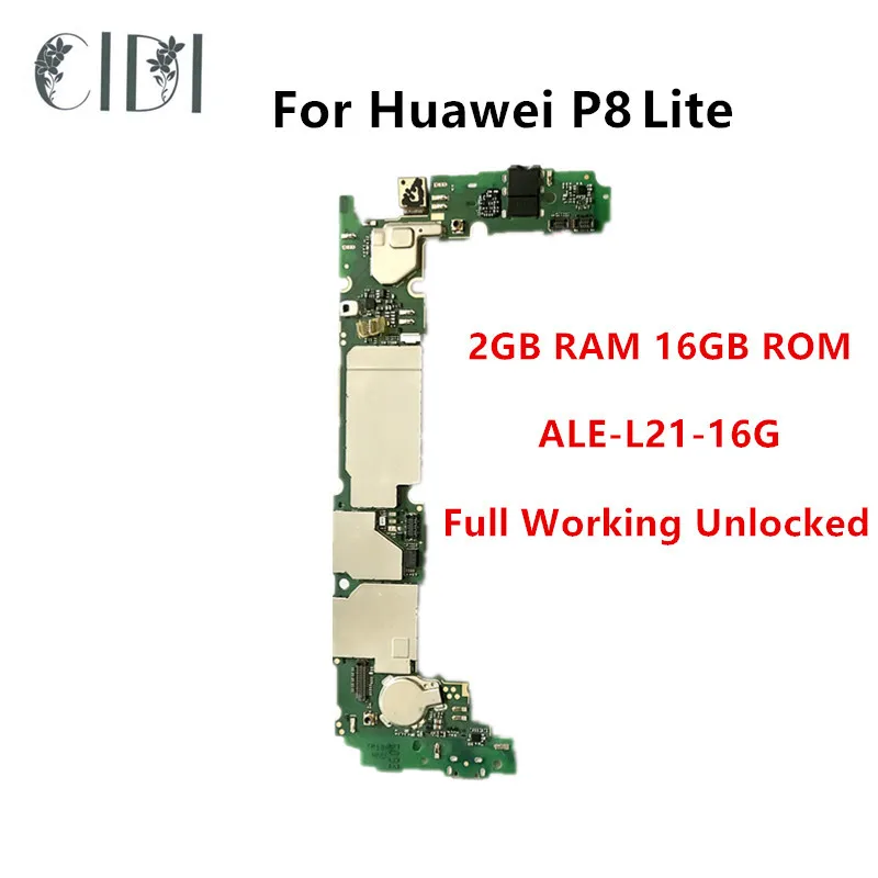 CIDI используется протестированная Рабочая для Huawei P8 Lite P8-ALE-UL00-16G материнская плата