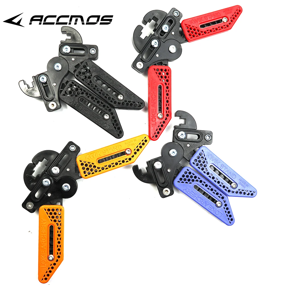 

New Adjustable Archery Bow Stand Holder Adjustable Length Limb Clamp Holder Kickstand For Compound Bow Accessory
