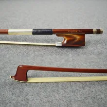 High Performance Concerto Pernambuco Wood Material VIOLIN BOW! SWEET and MELLOW Tone, Unbleached Mogolia Horse Hair Oxhorn Frog