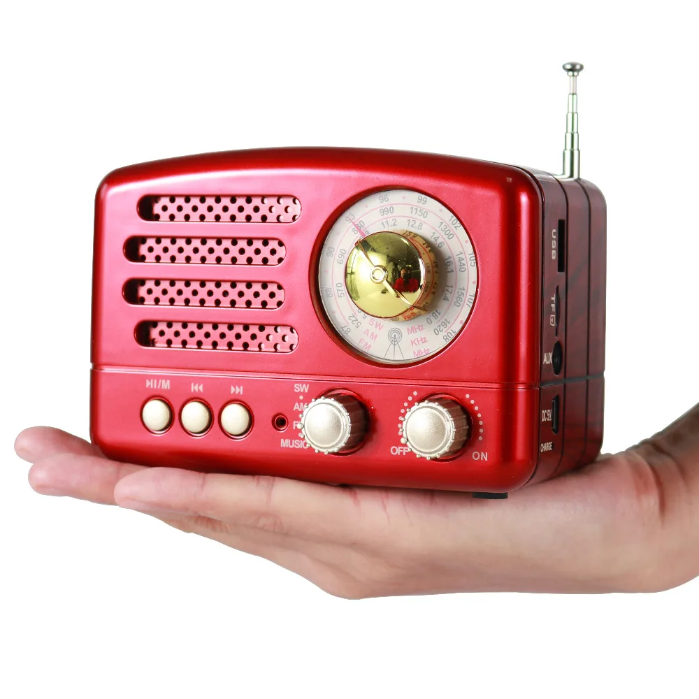 PRUNUS M-160BT Классическая Винтаж Ретро дерева как FM AM (MW) SW SD USB MP3 Bluetooth транзисторы
