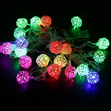 Свадебная Праздничная гирлянда Лесть светодиоды 2 м кремовый теплый белый Сказочный струн Рождественская елка огни для украшения сада праздника