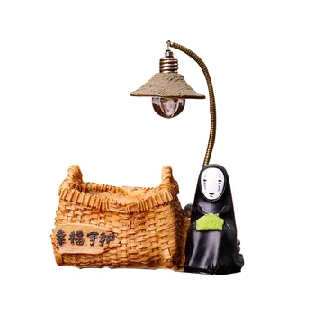 

Creative Zakka Home Decor Faceless Male Night Light Resin Crafts Ornament Sundries Storage Basket Household Decor Birthday Gifts