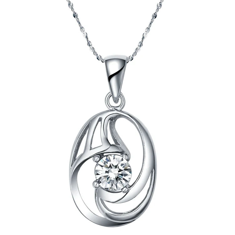

SAY 925 sterling silver Fashion jewelry women necklace pendant Wedding necklace (only pendant) QN068
