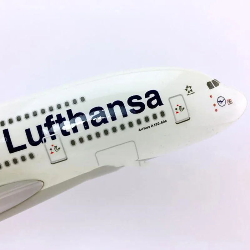 36 см 1:200 Airbus A380-800 основа для моделирования Смола самолет плоская коллекция дисплей детская игрушка J семья декоративные украшения