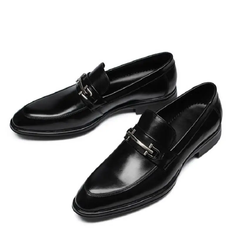 De Se Marca Sapatos Homens Homme Negócios Couro Bonito Mocassin Preto Oxfords Vestem Loafer Mycolen Confortável rpyAqUXA0