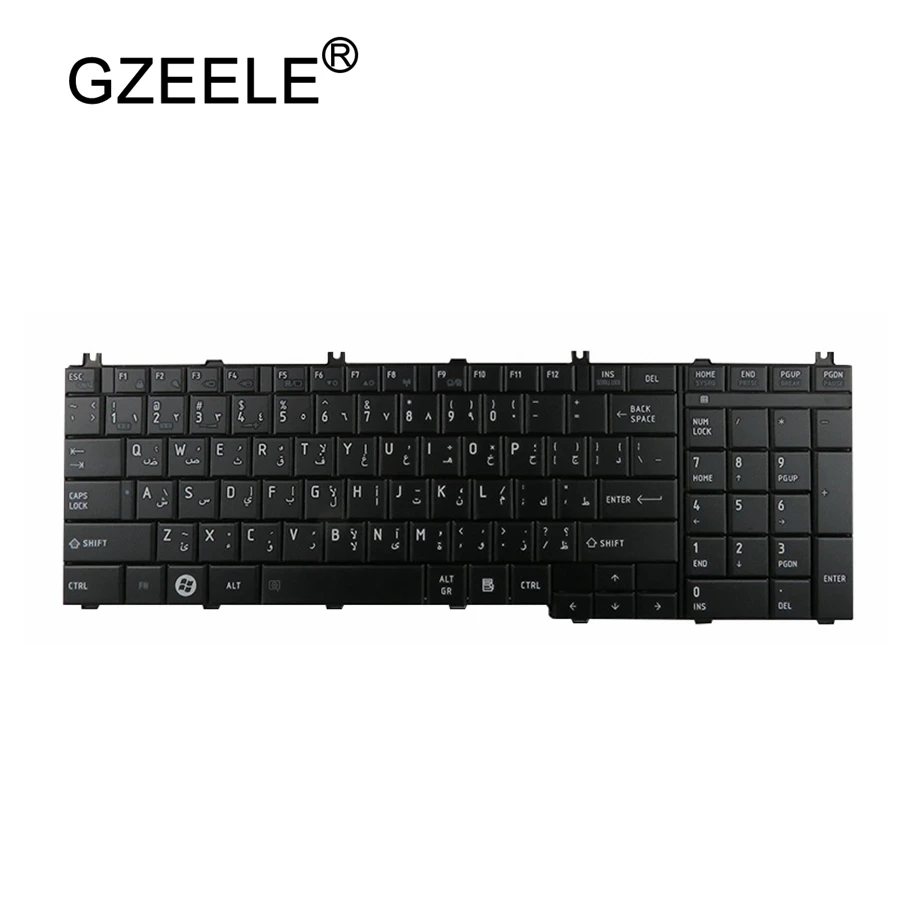 GZEELE C650 арабский для Toshiba Satellite C655 C655D C660 L650 L655 L670 L675 L750 L755 Клавиатура ноутбука AR черная клавиатура