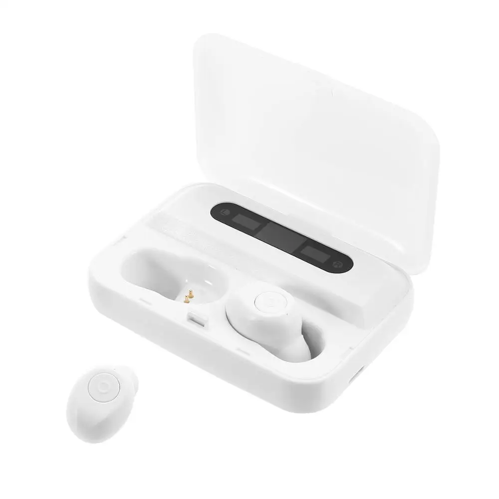 

New Bluetooth Headsets TWS Wireless Blutooth 5.0 Headset Handsfree Sports Earphones Noise Reduction with Charging Box