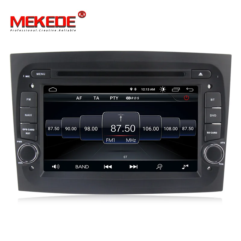 MEKEDE 1024x600 HD 1din Android 8,1 автомобильный мультимедийный плеер для Fiat Doblo wifi BT RDS 7851IC+ 16G карта