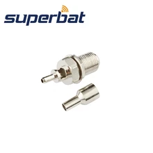 Superbat F обжимной Штекерная перегородка для RG179 RG178 RG316 1,13 мм соединитель РЧ-кабелей