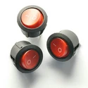 KCD1-105 Round With Light On-Off 10A 125V 6A 250V 2 pins red
