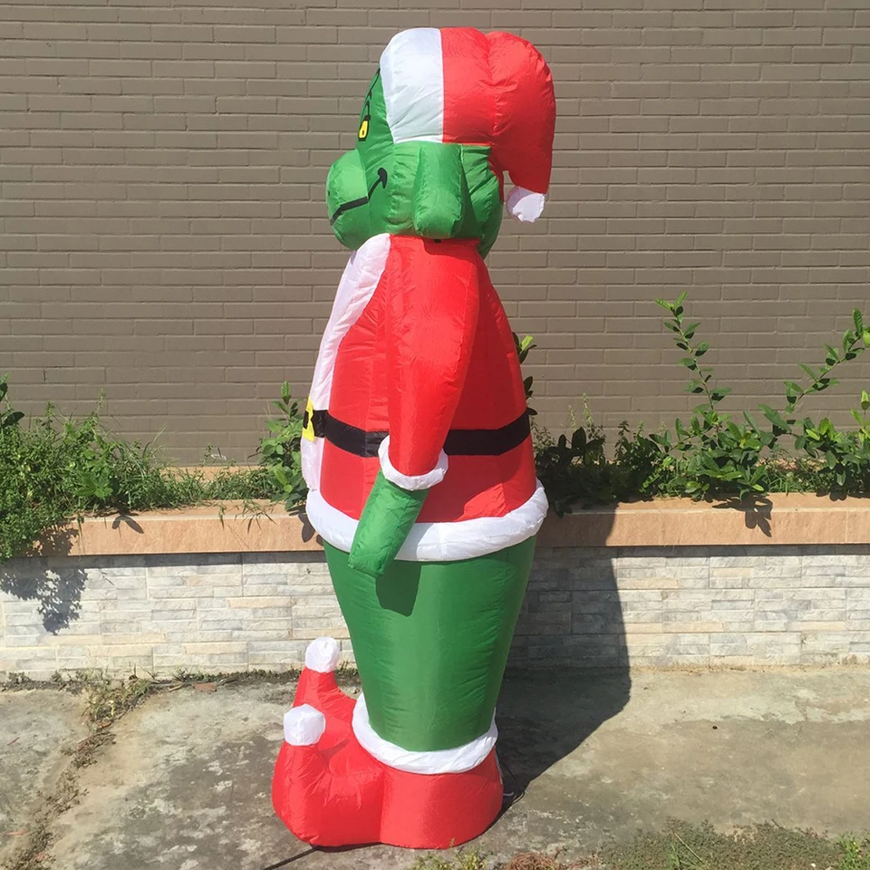 Inflatable 7 Foot Christmas Grinch Yard Christmas Decoration