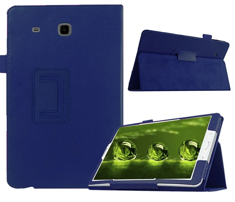 Чехол для планшета samsung Galaxy Tab E 9," T560 SM-T561 откидной Чехол-подставка с зернистой текстурой из искусственной кожи чехол для samsung Tab E T560 умный чехол