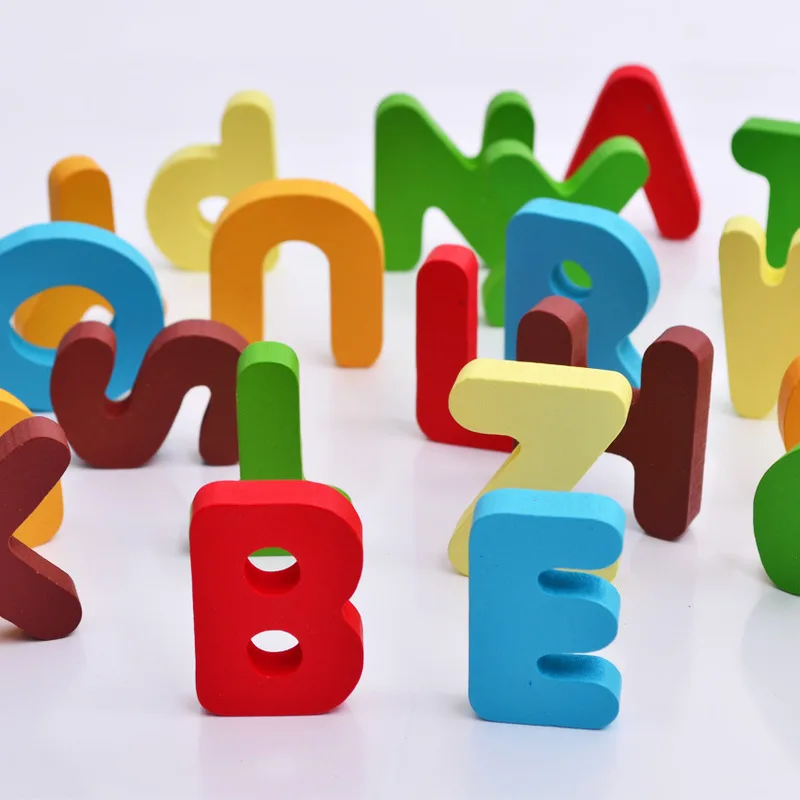 Educativos do Bebê Jogos de Aprendizagem Flash para Crianças de Madeira Livro de Cartões Inglês Carta Crianças 7 inglês carta cartões flash para crianças de