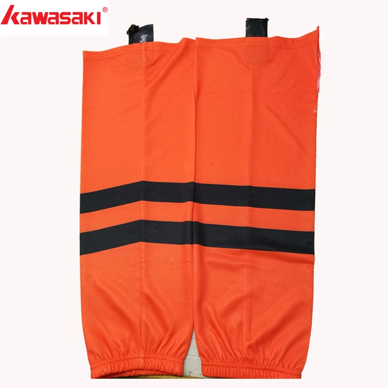 New Kawasaki Polyester Men Women Child  Practice Ice Hockey Socks Equipment Custom Team Sports Stockings Training Hockey Socks