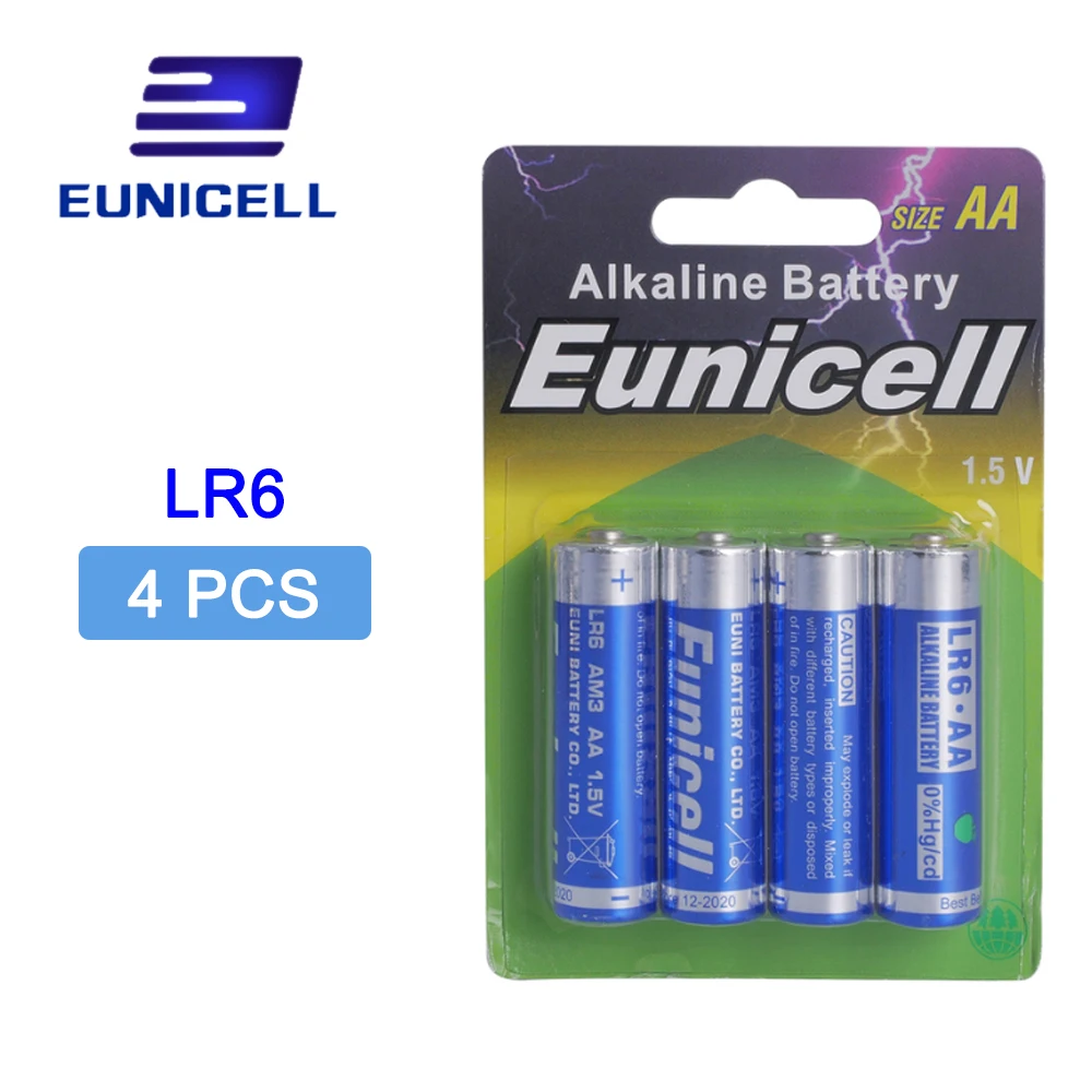 4 шт./лот AA батареи R6P LR6 AA 1,5 В щелочные батареи основной и сухой батареи 2A для радио камеры игрушки и т. Д. Щелочные батареи