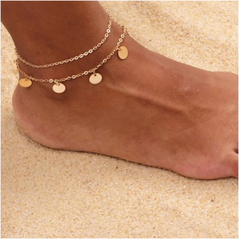 

Fashion Ankle Bracelet Women Girl Bohemian Style Round Bead Anklet Foot Jewelry