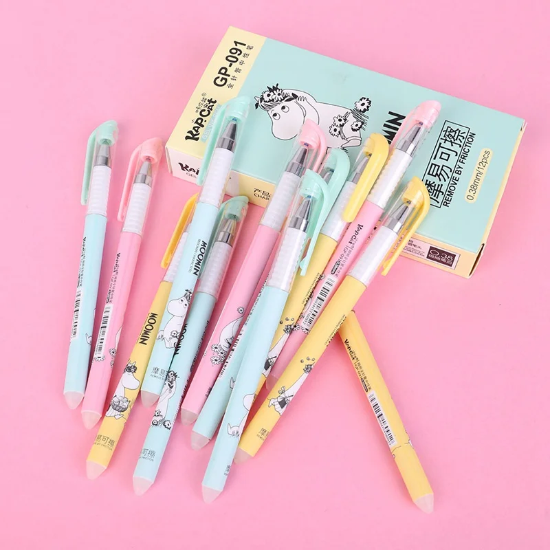

Pen School Office Writing Supplies Student Stationery Black / Blue Magic Gel Kawaii Erasable Pen