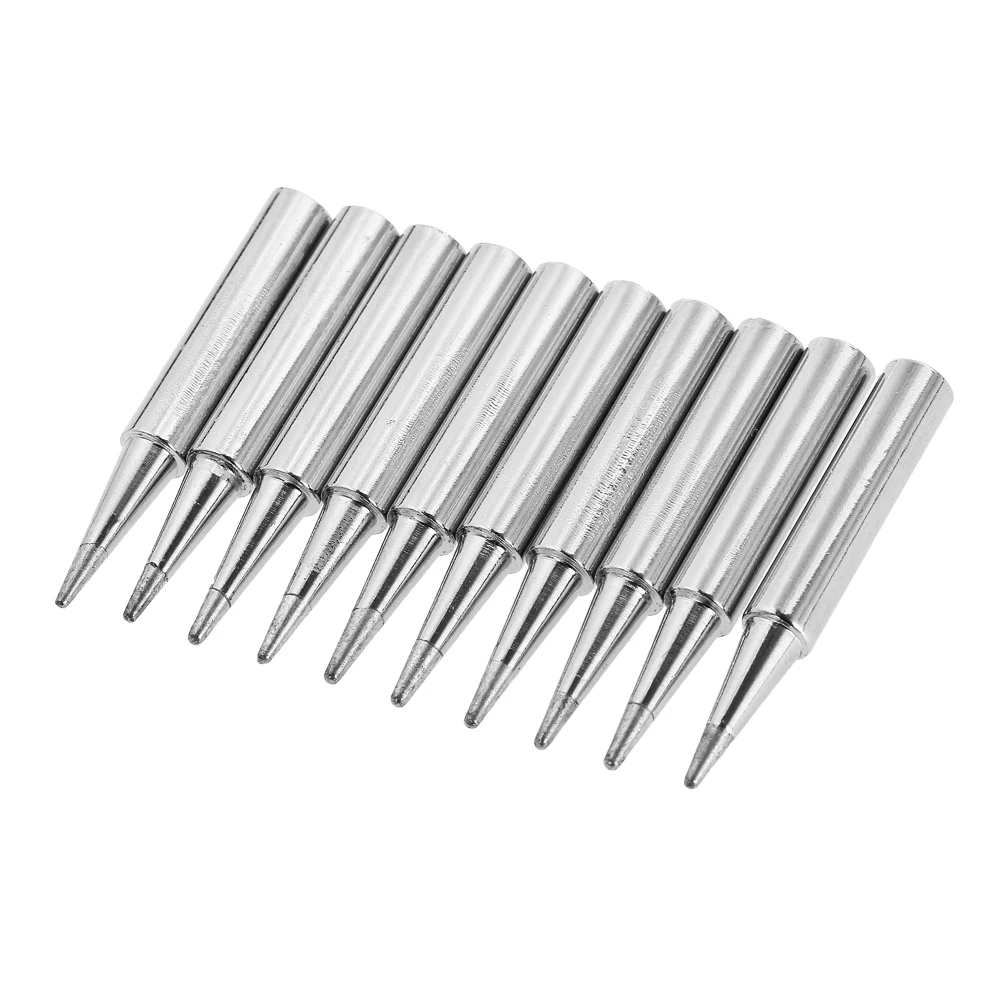 10PCS Soldering Iron Tips Replacement Solder Tip Lead-free Screwdriver Iron Tip for Hakko Soldering Rework Station Tool Kit