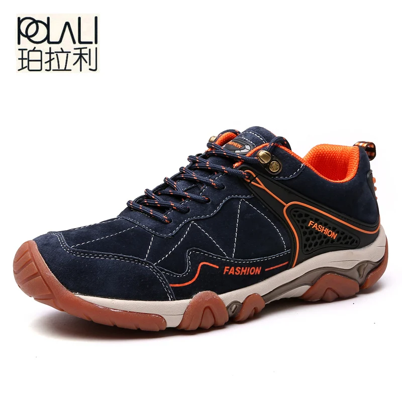 POLALI New High Quality Men Shoes Casual Shoes Breathable Spring And Autumn Outdoor Non Slip Oxford Shoes