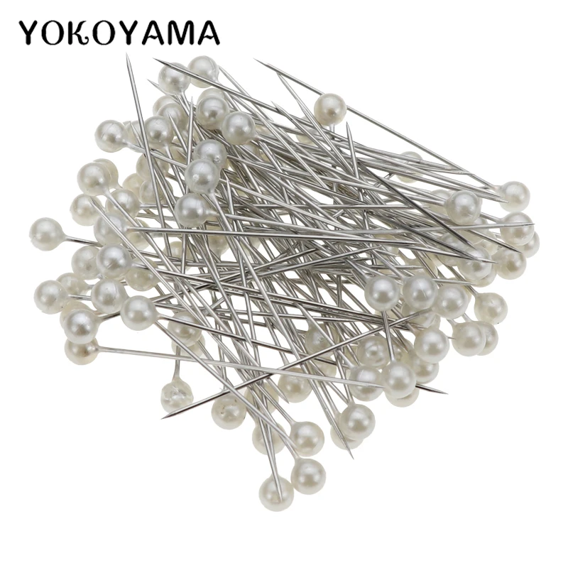 

YOKOYAMA Round Head Clothing Pin Dressmaking Wedding Pearl Corsage Florists Decorating Sewing Pins Home DIY Positioning Needle