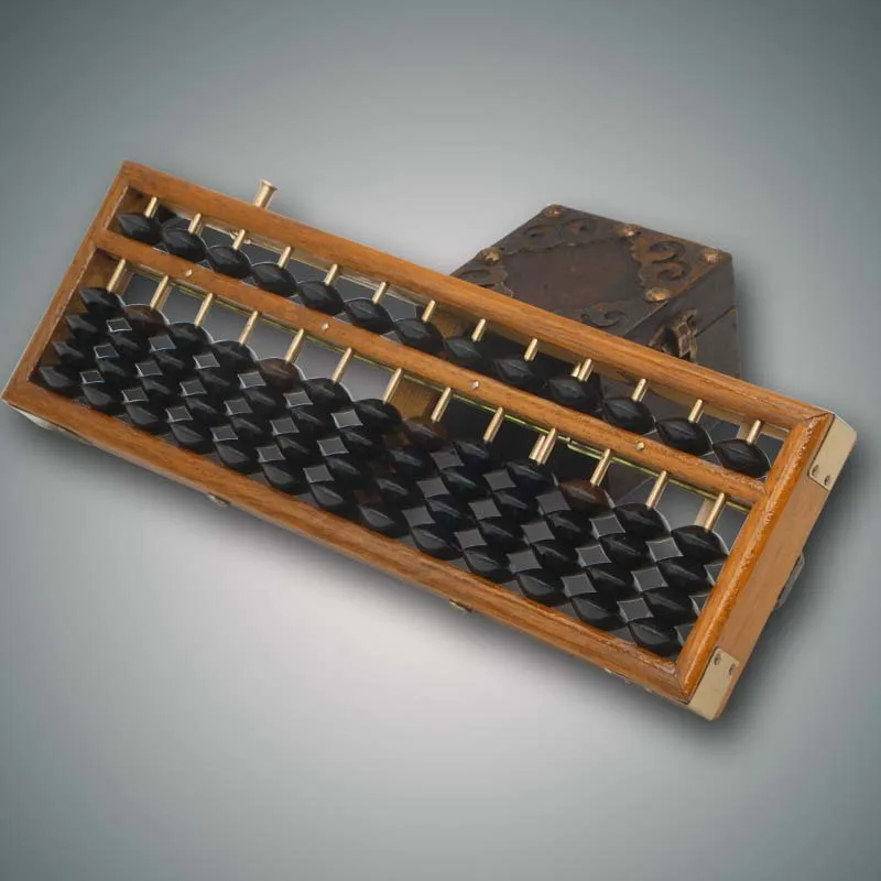 

13 Column 5 Pearl Children's Mental Arithmetic Soroban Abacus Student Wood Chinese Abacus Kids Computing Equipment Math Tool Toy