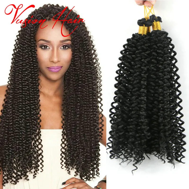 Good Cheap Crochet Hair Braiding 14inch 100g/pack Synthetic Water Wave