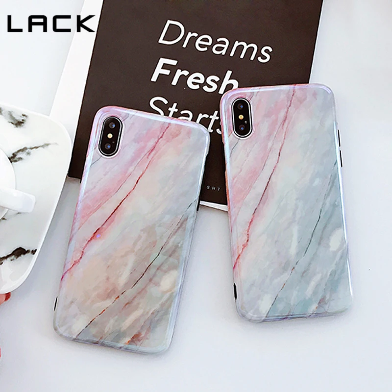 

LACK Phone Cases For iphone 7 Case For iphone 7 6 6s 8 Plus X Fashion Soft Laser Blu-Ray Marble Pocket Dogs Cartoon Cover Coque