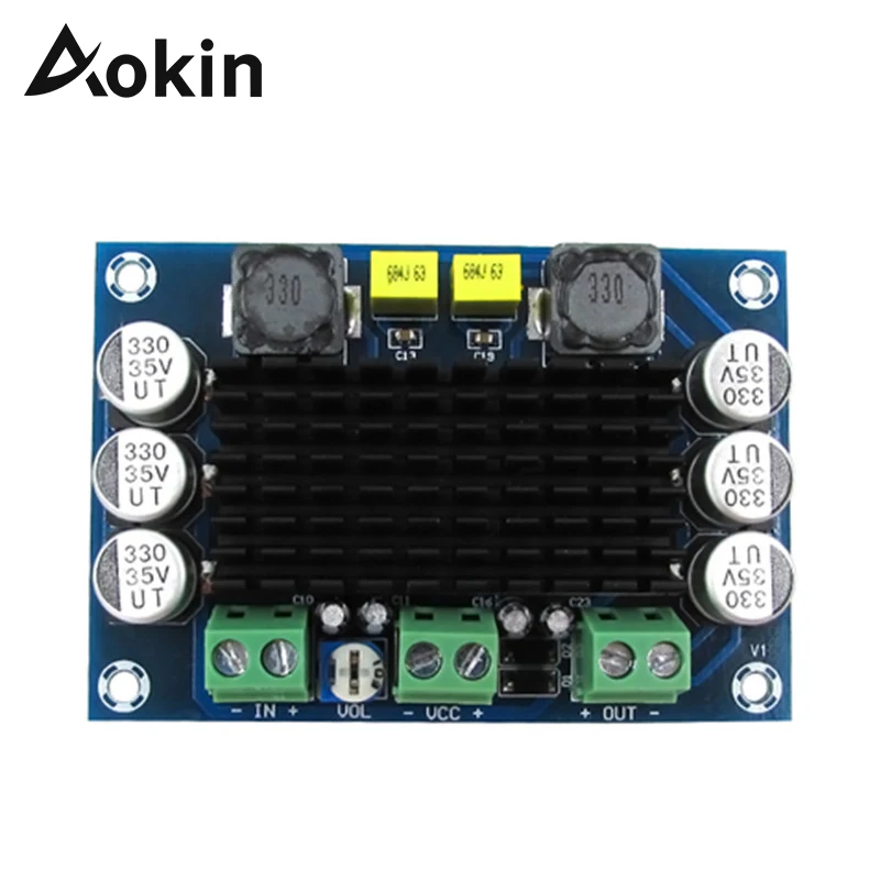 

Aokin XH-M542 DC 12-26V 100W TPA3116DA Mono Channel Digital Power Audio Amplifier TPA3116D2 Board