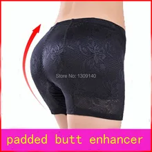 women sexy hip padded butt enhancer panties butt lift shaper hip up underwear fake butt pads ass