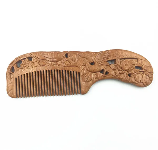 

Handmade Natural Sandalwood Wooden Comb Sweet Handmade Wooden Comb