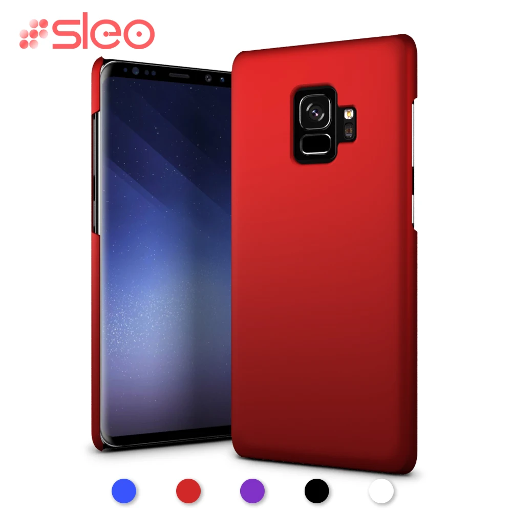 SLEO For Samsung Galaxy S9 Plus Ultra Thin Hard Plastic Back Case Protective Cover |