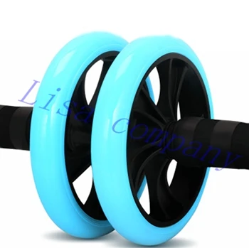 Держать Fit колесо талии упражнения для похудения колесо машина для живота фитнес тренировки инструмент - Цвет: Синий