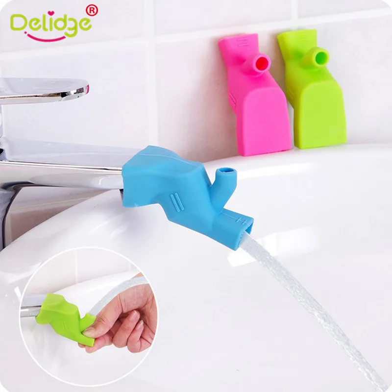 

Delidge 1pc Plastic Children Sink Extender Water Guide Channel for Baby Wash Hand Washing Device Tap Extender Kitchen Tool