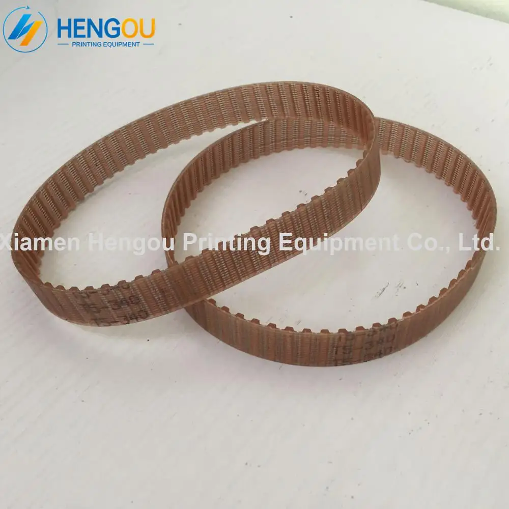 

1 Piece offset printers belt with steel Wire 340x15mm 68 teeth 00.580.1775