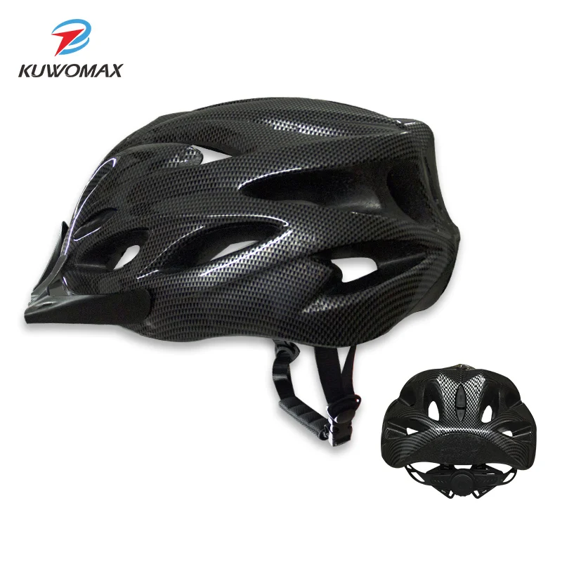 KUWOMAX велосипедные шлемы, ультралегкие велосипедные шлемы, велосипедные шлемы для велоспорта, велосипедные шлемы для горной дороги - Цвет: Черный
